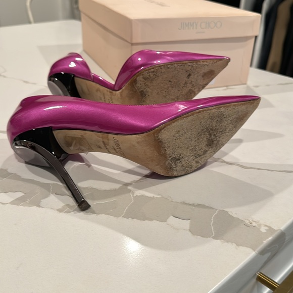 Jimmy Choo patent pink pumps - Picture 5 of 7